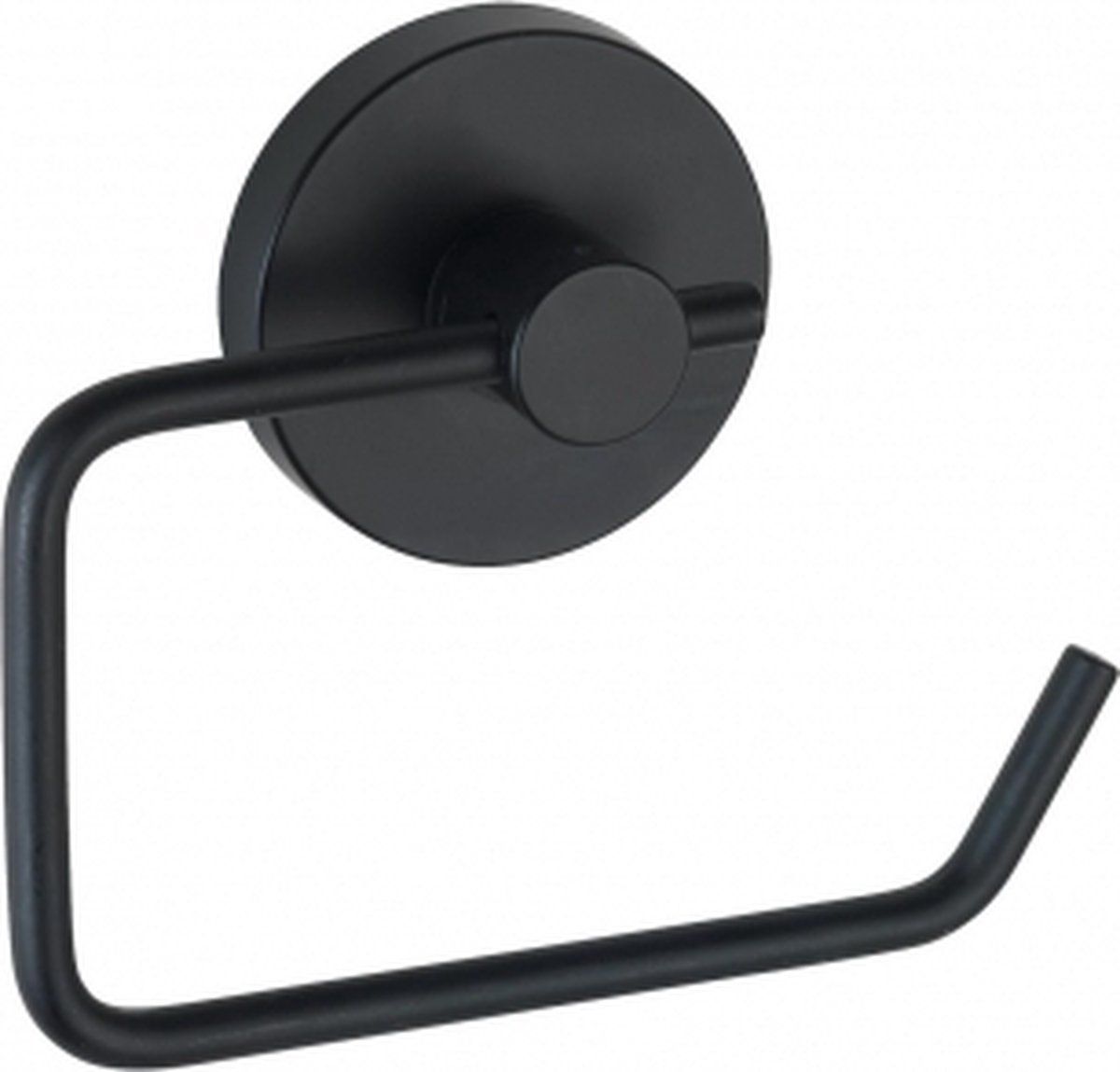 WENKO toiletrolhouder zwart - aluminium - 4008838343609