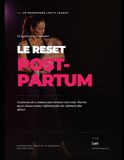 Le reset post-partum: Un parcours de 12 semaines pour retrouver votre corps. Plus lent que les réseaux sociaux. Infiniment plus sûr. Infiniment plus efficace.