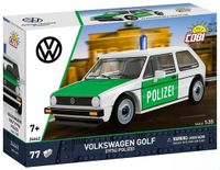 Cobi Cars 24642 Volkswagen Golf 1974 Politie 24642