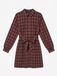 VERO MODA Robe chemise 'VMBelinda' bleu / marron