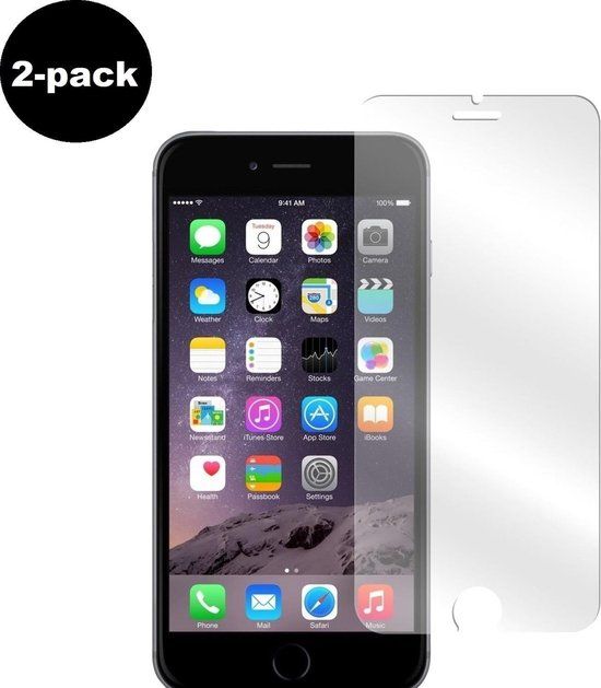 BTH Screenprotector iPhone 6/6s - Tempered Glass - 2 Pack