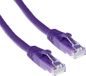 ACT Paarse 3 meter U/UTP CAT6A patchkabel snagless met RJ45 connectoren IB2303