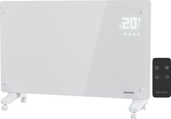 Auronic Elektrische Convectorkachel - 2000W - Wit - Met Thermostaat en Timer