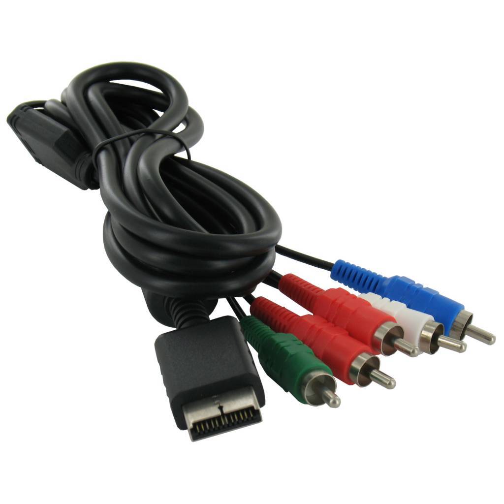 Dolphix Component AV kabel voor PlayStation 2 en 3 - 1 8 meter