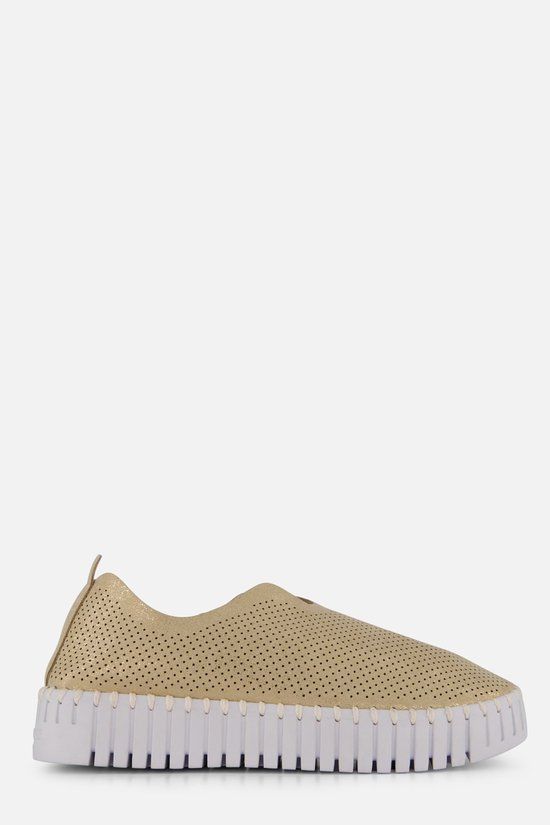 Ilse Jacobsen Platform Instappers TULIP3577 Platin White