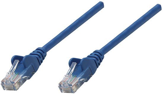 Intellinet 737050 Cat6A SFTP netwerkkabel 0.25m Blauw