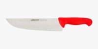 Arcos Serie 2900 - slagermes steakmes - lemmet nitrum roestvrij staal 250 mm - handvat polypropyleen kleur rood