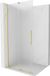 Mexen Velar paroi de douche coulissant Walk-in 75 x 200 cm, verre 8 mm, or brossé