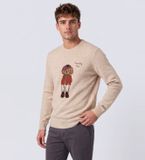 MC2 Saint Barth HER0025 Donegal-Strickpullover Grey Heron beige (XL)
