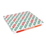 100 Thepack 100 stuks pizzadozen 330 G/M2 40 x 40 x 3,8 cm wit microkanaal golfkarton