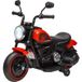 Moto Électrique Enfant 18-36 Mois Avec Roulettes Stabilisatrices Et Phare, 76x42x57 Cm, Rouge Et Noir