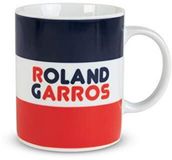 Roland Garros Mug Céramique Bleu Blanc Orange 450ml