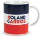 Roland Garros Mug Céramique Bleu Blanc Orange 450ml