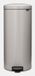 Brabantia NewIcon Prullenbak - 30 litre - Soft Grey