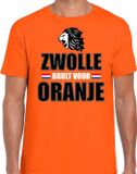 Bellatio Decorations Shoppartners Bv Oranje supporter t-shirt voor heren - Zwolle brult voor oranje - Nederland supporter - EK/ WK shirt / outfit M