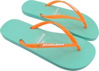 Brasileras Slippers dames - Groen water/sinaasappel - 34/35
