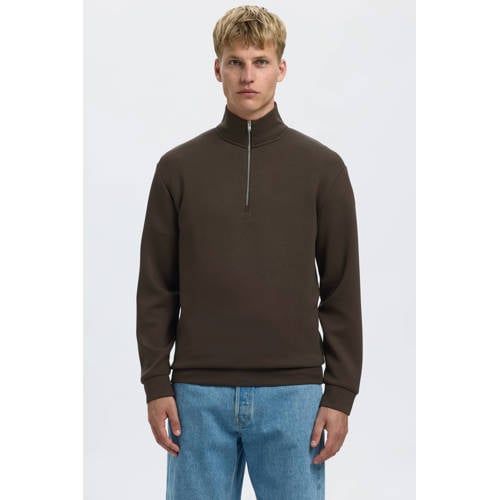 Selected sweater bruin