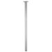 Wagner meubelpoot/tafelpoot/meubelvoet Classic Retro - Ø 30 x 700 mm, geïntegreerde schroefplaat 60 x 60 mm, binnendraad Ø 10 mm, staal gepoedercoat aluminium-zilver - 12127001