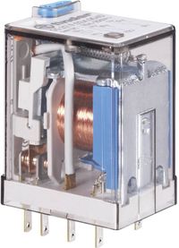 FINDER 55.34.9.024.0040 Steekrelais 24 V/DC 7 A 4x wisselcontact 1 stuk(s)