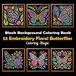 53 Embroidery Floral Butterflies: Teens & Adults Coloring Book