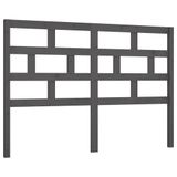 VidaXL Tête de lit et pied de lit Gris Bois de pin 156x4x100 cm