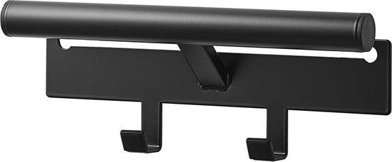 Yamazaki Rugtashouder - Wandmontage - Zwart