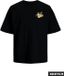 JACK & JONES Gebloemd T-shirt met korte mouwen en ronde hals voor heren