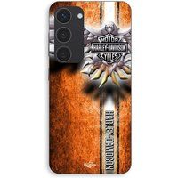 Maniacase Coque Pour Samsung Galaxy S23 Plus Harley Davidson Motor Aigle