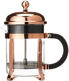 Bodum Chambord Koffiemaker 4 kopjes, chroom, roze, 0,5 liter