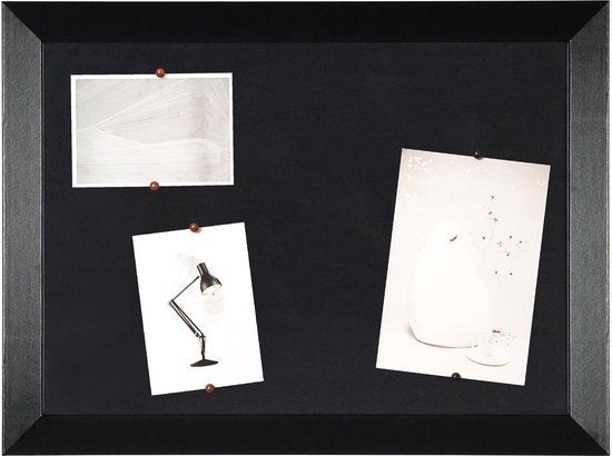 Bisilque Kamashi Notitiebord - Zwart - 45x60cm