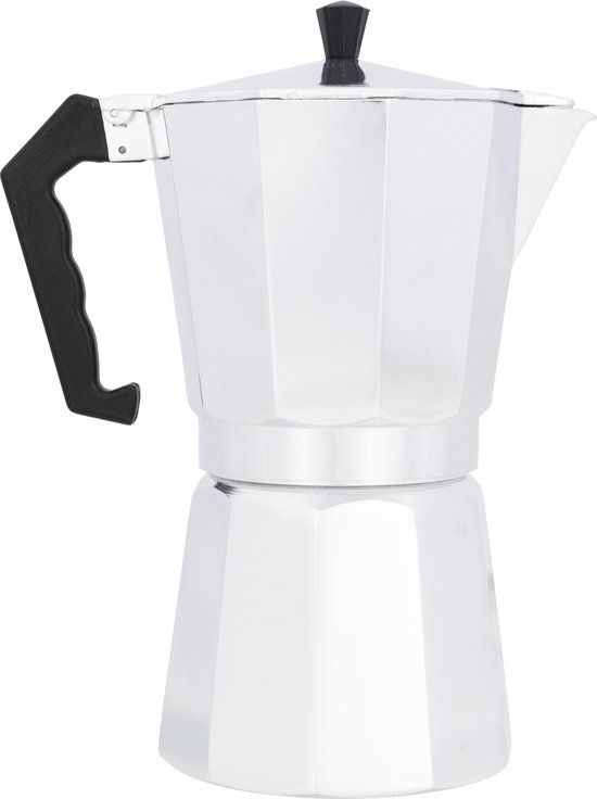 Kitchen Basics Espressomaker - aluminium - 12 kops - Grijs