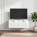 Maison Exclusive - Meuble TV mural montage mural blanc brillant 78,5 x 41 x 30 cm