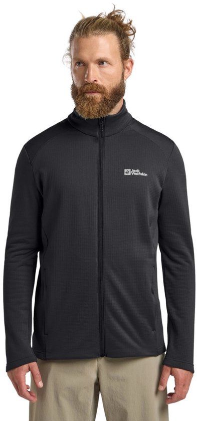 Jack Wolfskin Kolbenberg Full Zip Phantom Fleece Jack Heren XXL
