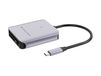 Conceptronic BIAN09G Geheugenkaartlezer USB 3.2 Gen 2 Type-C Grijs