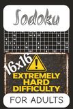 Sudoku Puzzle Book For Adults - Extremely Hard Difficulty | 16x16 Grids | 6" x 9" Portable Edition