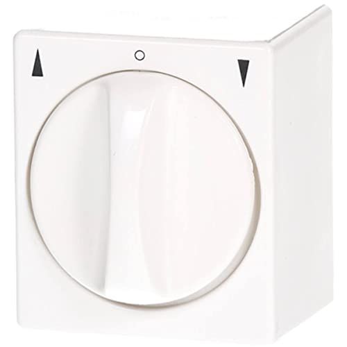Schellenberg 23003 Knop Knop Knop Schakelaar Opbouw, Rolluikschakelaar omschakelbaar van schakelaar naar toetsfunctie, eenvoudig achteraf te bouwen, 5 aansluitpalen, wit