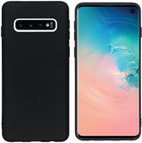 imoshion Color Backcover - Samsung Galaxy S10 - Zwart