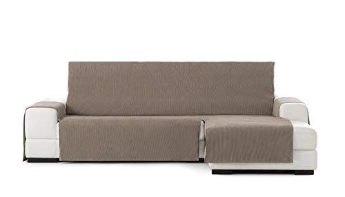 Eysa Rabat practica chaise longue cover 290cm - 11/vison - rechts-frontale weergave