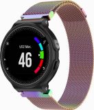 By Qubix - Milanese bandje voor Garmin Forerunner 220/230/235/620/630/735XT - Large - Multicolor