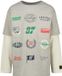 Vingino - Harbor - Jongens T-shirt - Korte mouw - Katoen - Fearless grey melee - Maat 164