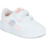 PUMA Carina 3.0 Floral sneakers voor kleuters 22, White Jasmine Flower Seafoam Pink Blue