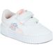 PUMA Carina 3.0 Floral sneakers voor kleuters 22, White Jasmine Flower Seafoam Pink Blue