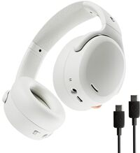 Skullcandy Crusher ANC 2 Draadloze over-ear koptelefoon met ruisonderdrukking, Sensory Bass, 50 uur accuduur, Skull-iQ, Alexa en Bluetooth - Bone