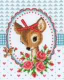 Vervaco Bambi met Rozen Borduurpakket