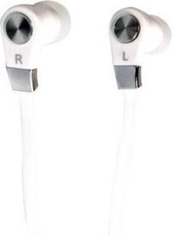 Media-Tech MAGICSOUND DS-2 MT3556 - In-ear hoofdtelefoons met microfoon - wit