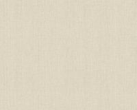 A.S. Création LINNENLOOK BEHANG Landelijk Beige Grijs Metallic Vliesbehang