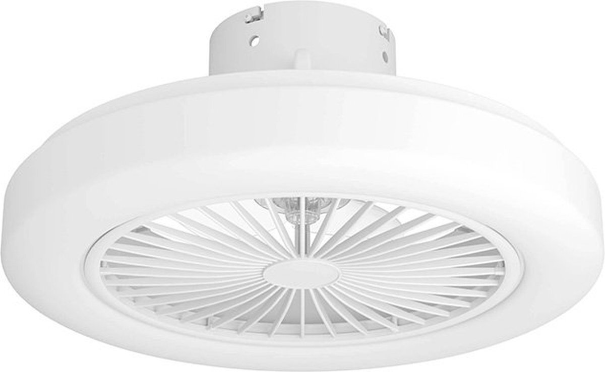 Lampidee Ortona Plafondventilator LED d:48,5 cm wit dimbaar - Modern - -