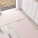 PETTI Artigiani Italiani - Keukentapijt, keukenloper, wasbaar, antislip, keukenloper, effen, 52 x 100 cm, poeder, 100% Made in Italy