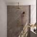 Brauer Gold Carving Thermostatische Regendoucheset Inbouw