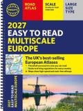Philip's 2027 Easy To Read Multiscale Road Atlas Of Europe